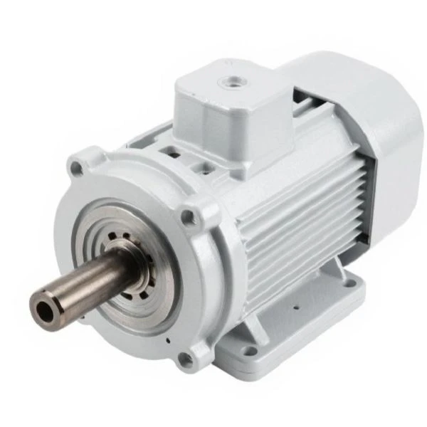 Motor con engranaje helicoidal montado en brida